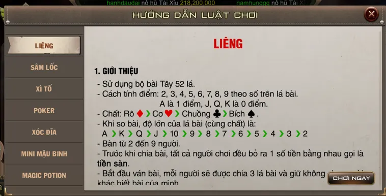 Trải Nghiệm Đỉnh Cao Chơi Liêng Tại B52 Club Với Phần Thưởng Lớn