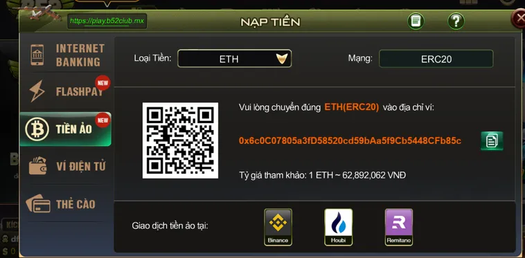 Hướng Dẫn Quy Trình Nạp Tiền B52 Club Siêu Nhanh Chóng Cực Kỳ Hiệu Quả