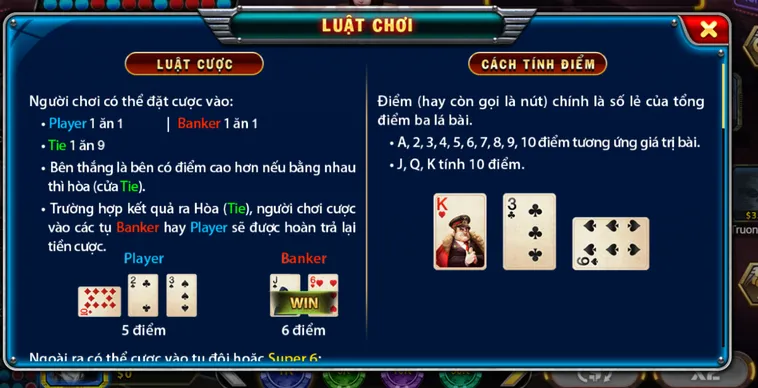 Chinh Phục Siêu Phẩm Super Baccarat 6 Tại B52 Club Với Thưởng Lớn