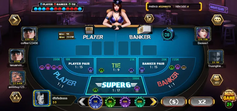Chinh Phục Siêu Phẩm Super Baccarat 6 Tại B52 Club Với Thưởng Lớn