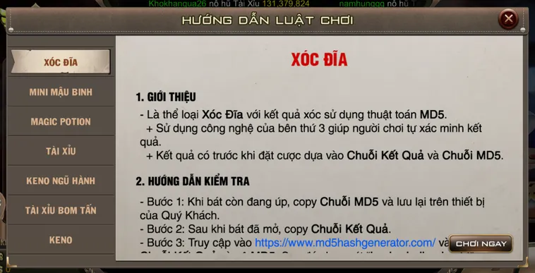 Trải Nghiệm Đỉnh Cao Sảnh Casino Xóc Đĩa Tại B52 Club Đẳng Cấp Nhất